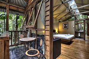 Room and balcony - Daintree Wilderness Lodge